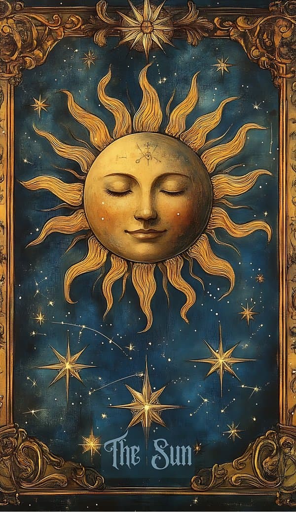 Die Sonne Tarot Card