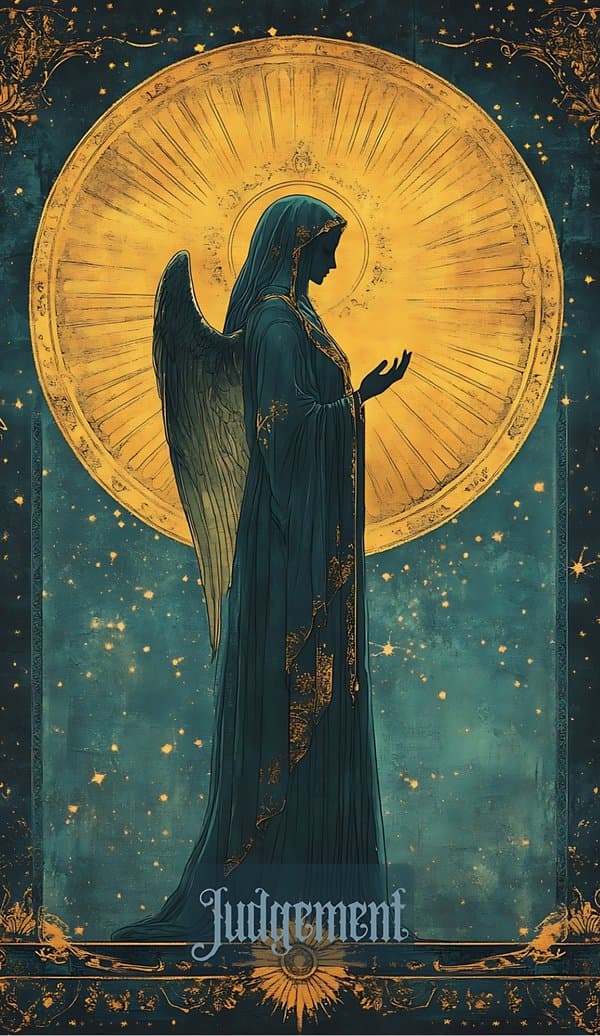 Das Gericht Tarot Card