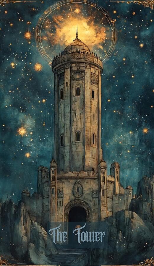 Der Turm Tarot Card